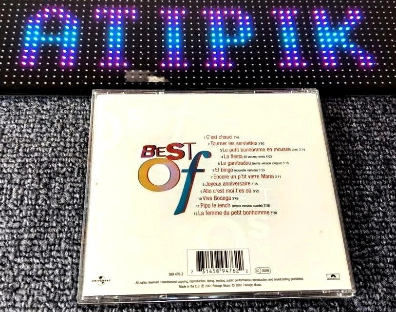 🎉 Cd Patrick Sebastien - Best Of - Tubos Cultos Franceses 🕺 – photo 2